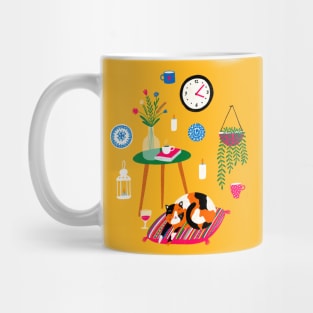 Sleeping cat Mug